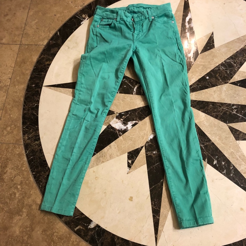 7 for all Mankind Turquoise pants